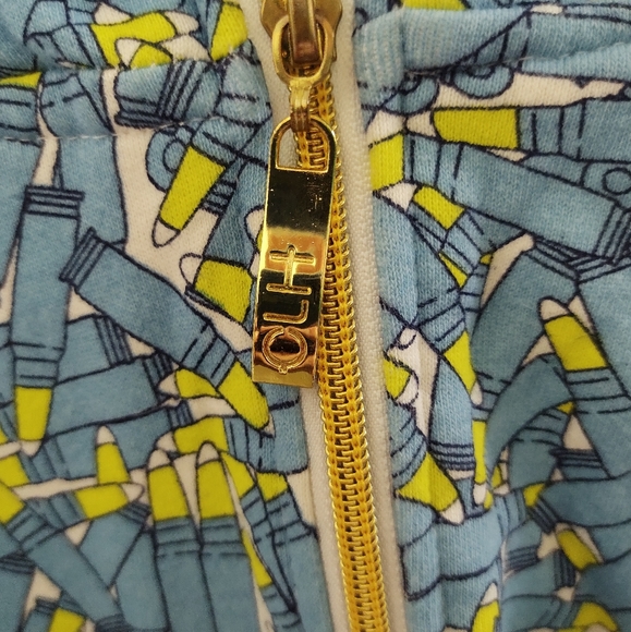 Blue Bullet zip up hoodie by CLH - Picture 2 of 5